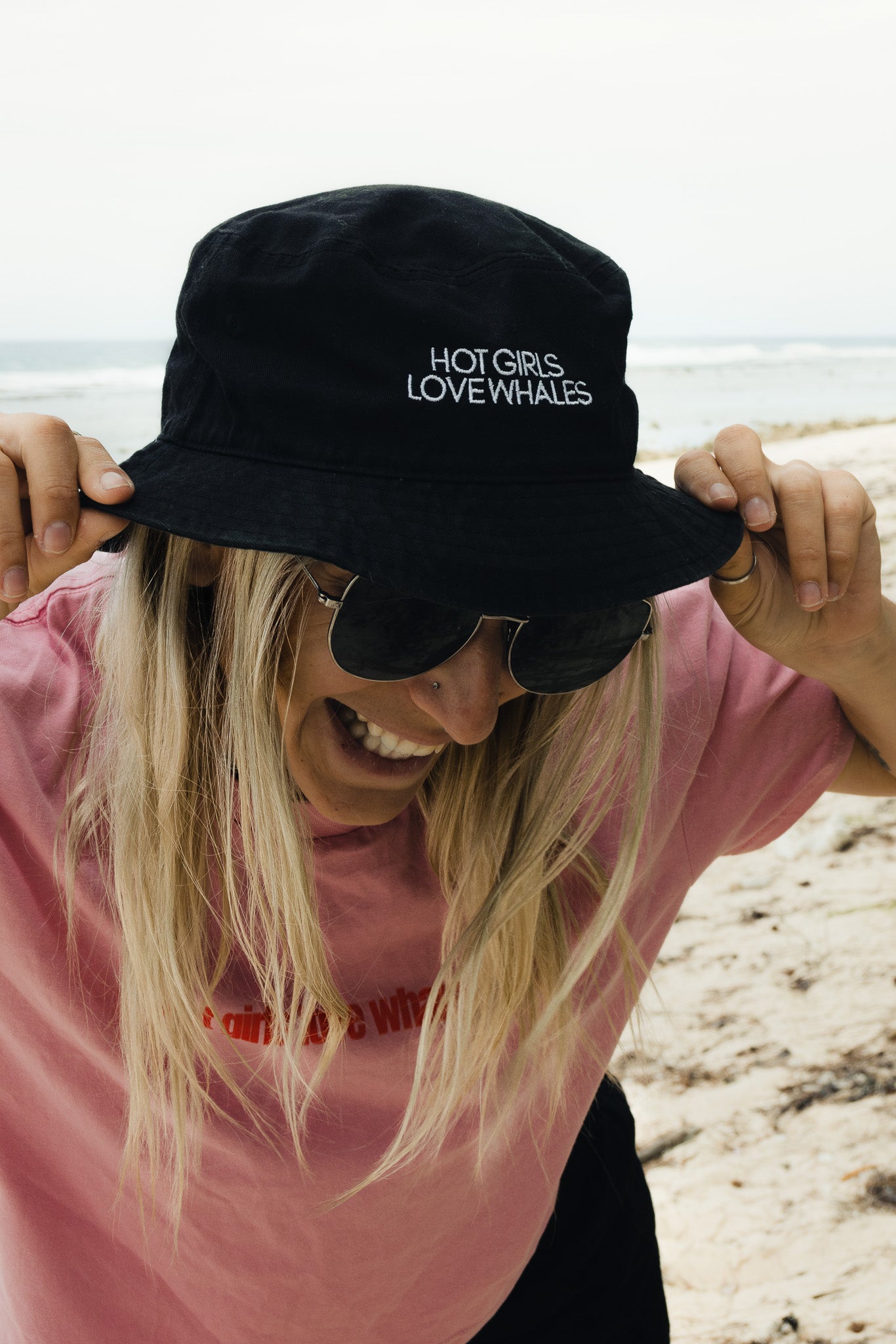 Hot Girls Love Whales Bucket Hat