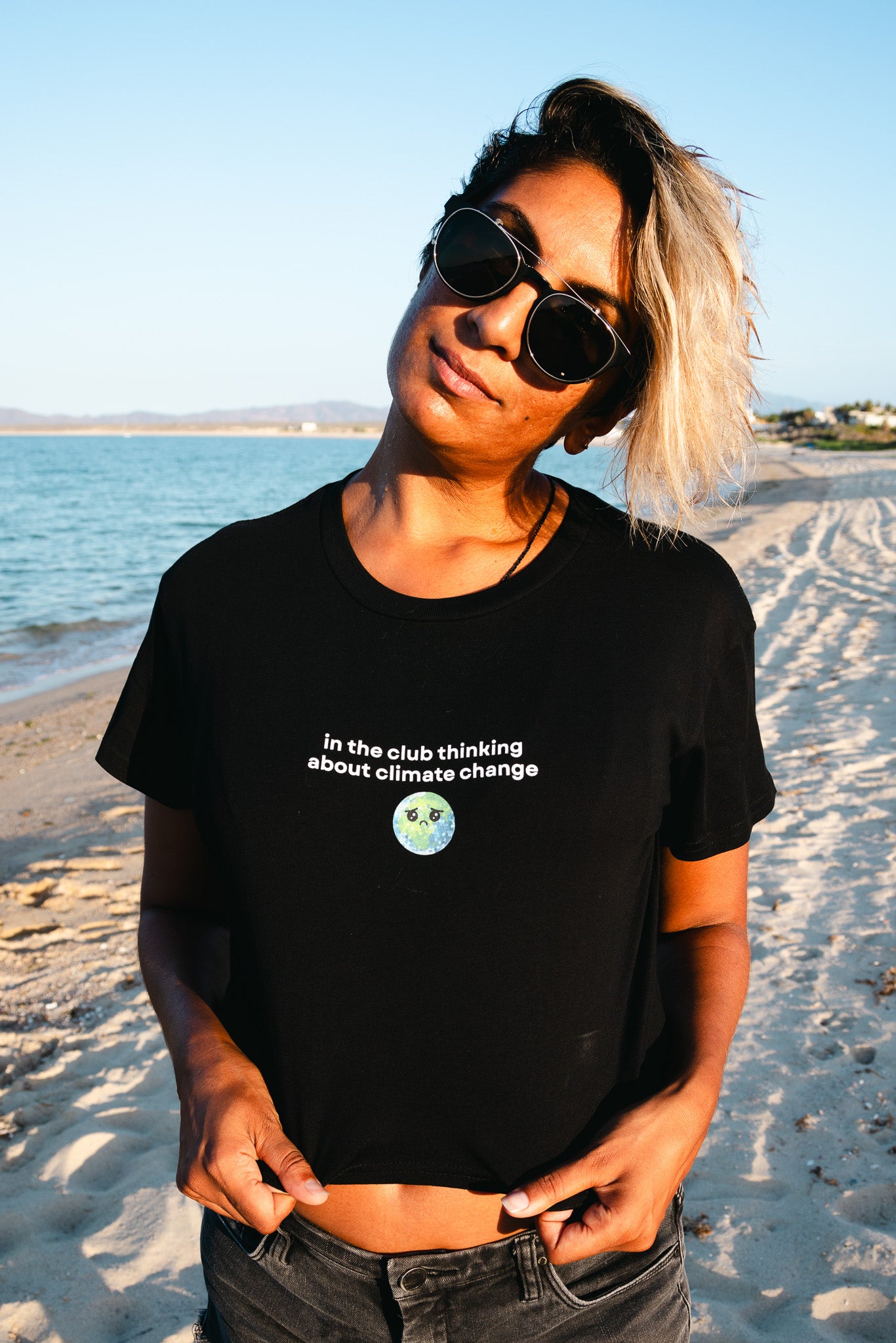 Climate Change at the Club Crop Tee