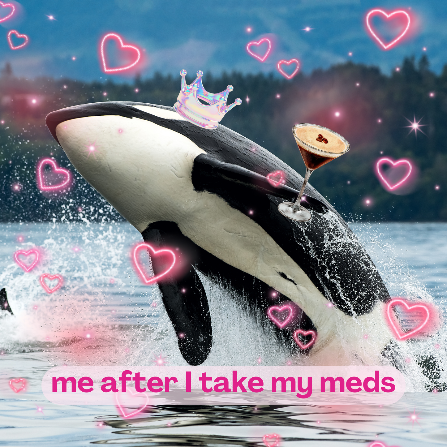 Orca Meme Sticker Sheet