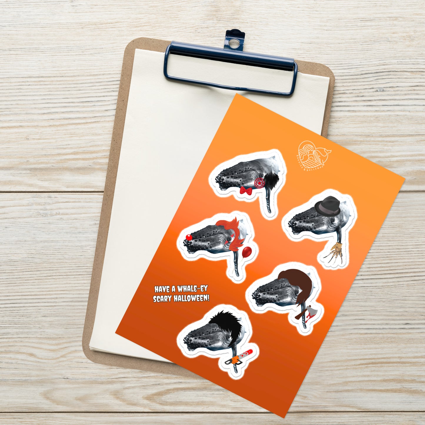 Serial Killer Whales Sticker Sheet