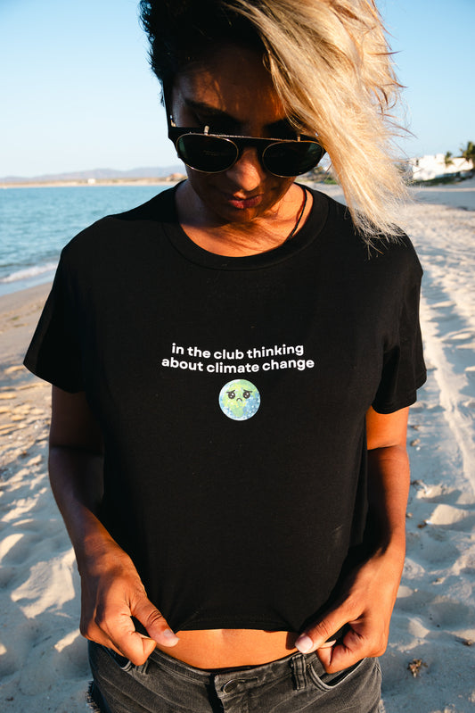 Climate Change at the Club Crop Tee