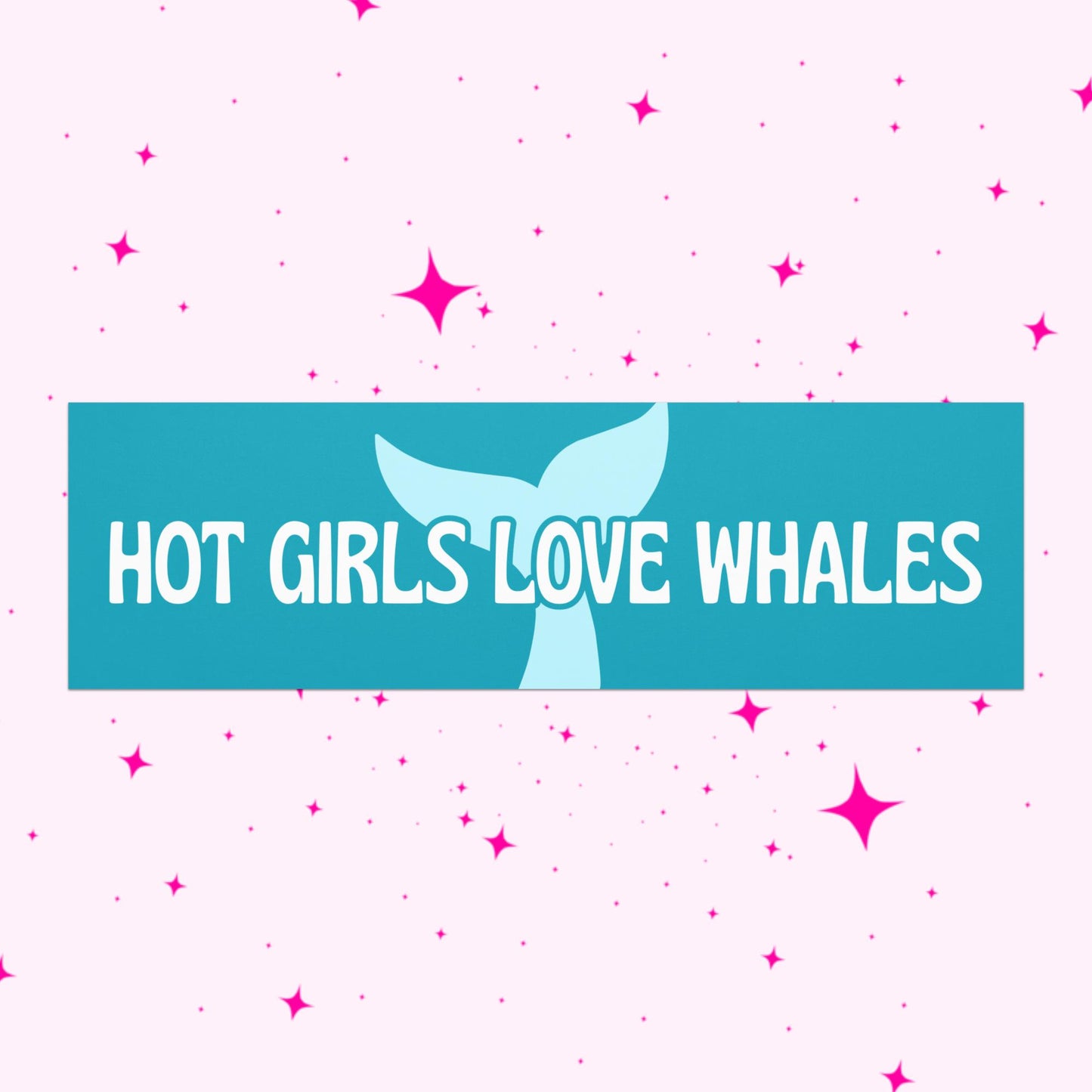 Hot Girls Love Whales Car Magnet