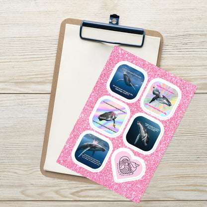 Whale Meme Sticker Sheet